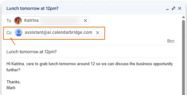 CalendarBridge AI scheduling assistant โ natural language meeting scheduling across synced calendars